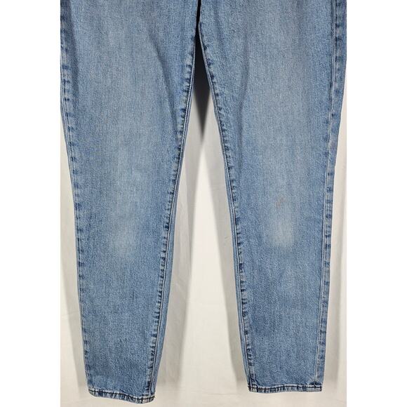 MADEWELL 9" HIGH-RISE SKINNY Women's Blue Jean Pant Size 28 - Picture 5 of 16